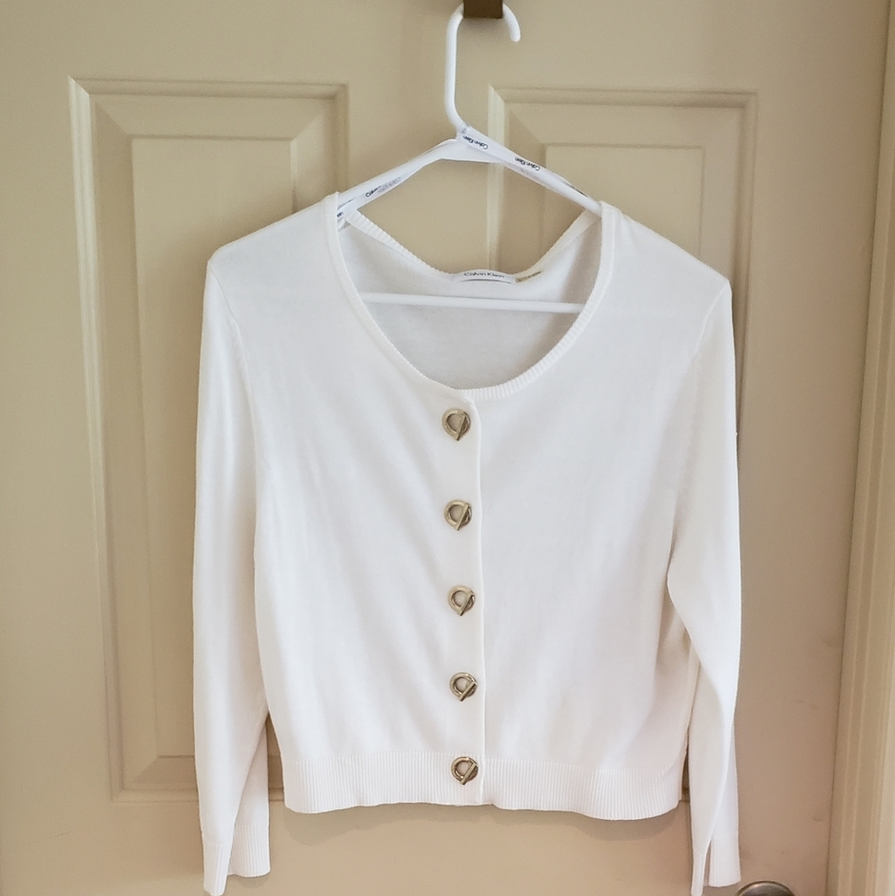 CALVIN Klein short cotton sweater